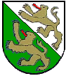 Wappen des Kantons Thurgau
die grüne Farbe symbolisiert die Helvetische Revolution
vgl. Wappen der Kantone St. Gallen und Waadt